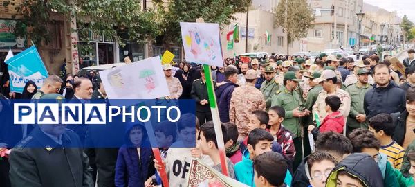 راهپیمایی روز13 آبان در شهر کلات برگزار شد