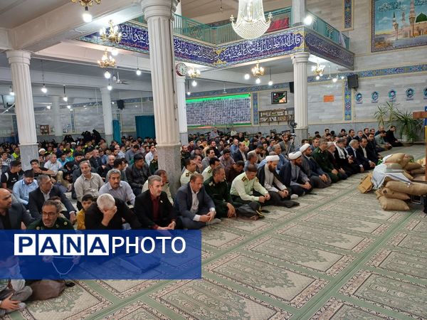 مراسم باشکوه یادواره شهدای شهرستان اسدآباد
