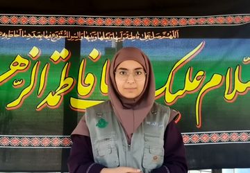 برگزاری مراسم عزاداری ایام فاطمیه در دبیرستان شاهد نسیم سبحان