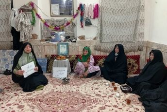 دیدار با مادر شهید غلام‌زاده‌نقابی