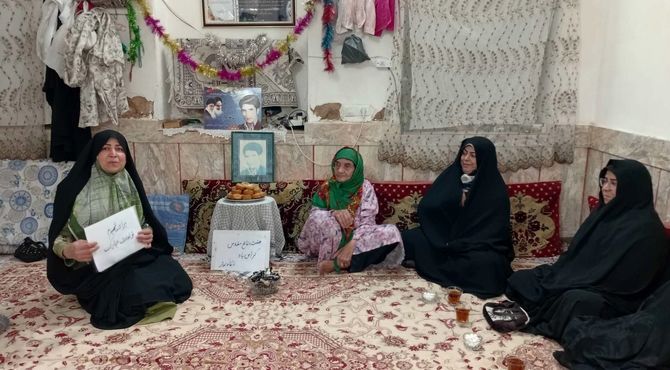 دیدار با مادر شهید غلام‌زاده‌نقابی