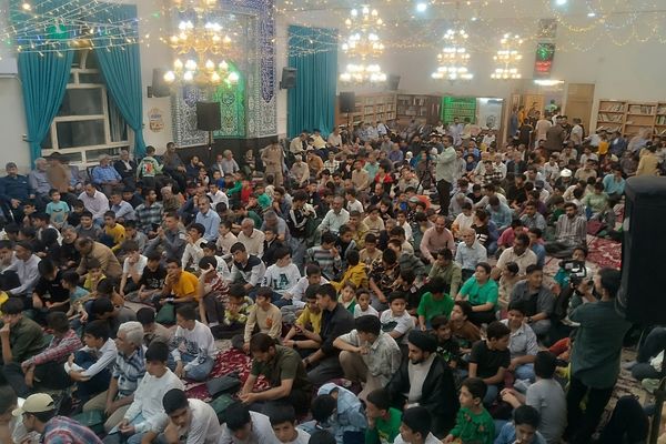 جشن میلاد امام رضا (ع) در مسجد الرضای نیشابور 