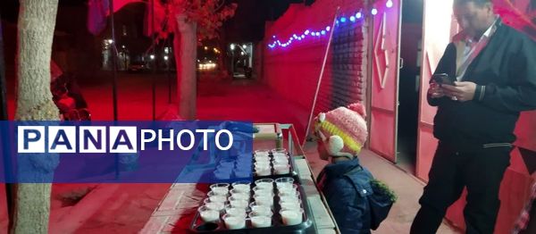 ایستگاه صلواتی جشن میلاد حضرت زهرا (س) در هیئت شاهزاده علی اصغر فدافن