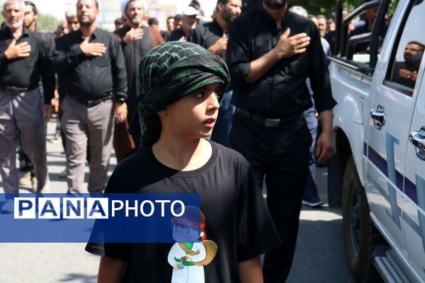 پیاده‌روی جاماندگان اربعین در شهرستان لنجان 