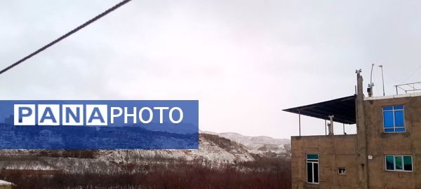  دومین برف پاییزی در شهر بار 