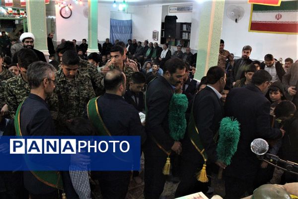 گرامیداشت یاد و خاطره ۱۵ شهید والامقام روستای مومن آباد قم