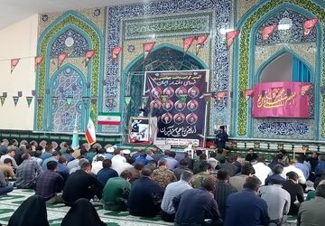آئین گرامیداشت چهلمین روز شهدای اقتدار در دیشموک 