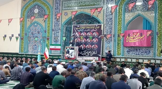 آئین گرامیداشت چهلمین روز شهدای اقتدار در دیشموک 