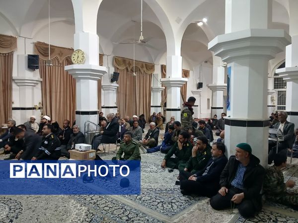 مراسم گرامیداشت شهدای مقاومت و تشیع نمادین پیکر پاک شهید سید حسن نصرالله در خلیل آباد 
