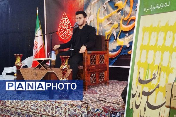  برگزاری مراسم سوگواره احلی من العسل در امامزاده حضرتین شهرستان قدس
