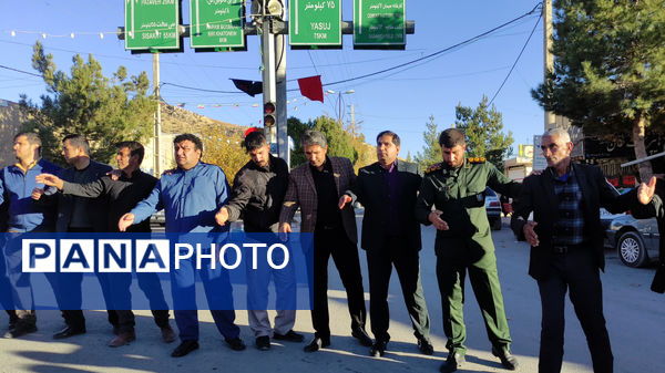 اجتماع باشکوه فاطمیون در شهرستان مارگون