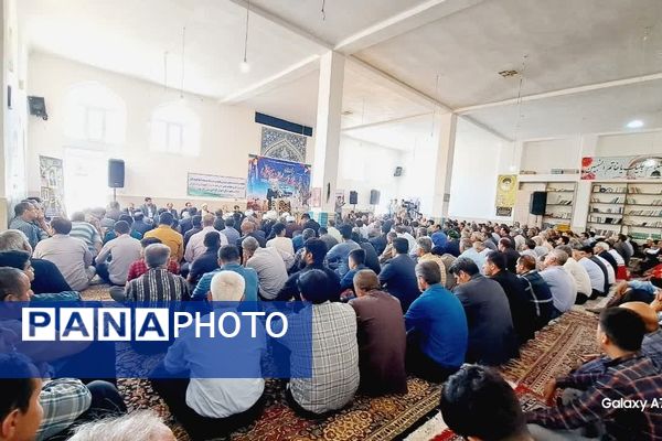 مراسم گرامیداشت شهدای بمباران هوایی شهرستان ایوانغرب