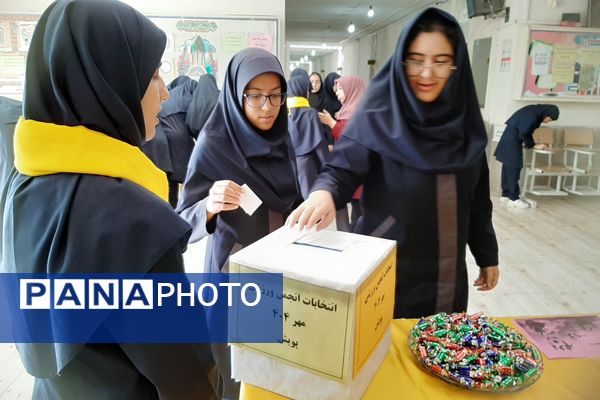 انتخابات انجمن ورزشی در دبیرستان پویش ناحیه ۳ شیراز 