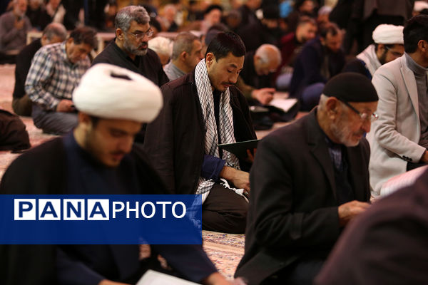 مراسم عزاداری سالروز شهادت امام هادی(ع) در حرم حضرت معصومه(س)