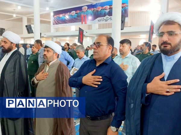 مراسم اولین سالگرد عروج شهدای خدمت