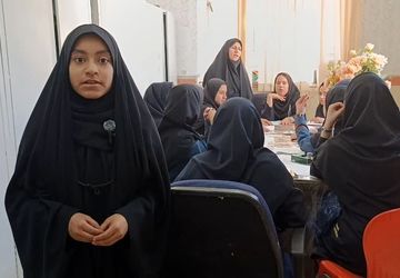 برگزاری اولین جلسه شورای دانش آموزی در دبیرستان فاطمیه اندیشه زارچ