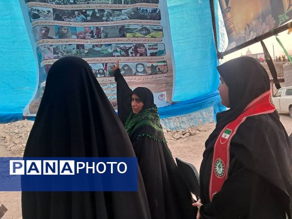 شور پیاده‌روی جاماندگان اربعین گامی به یاد شهدا