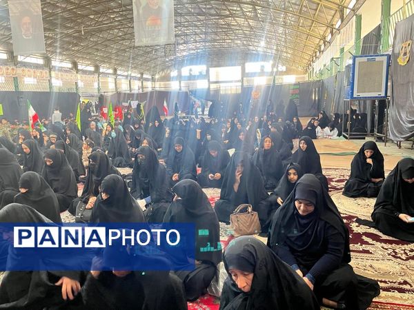 حضور پرشور دانش‌آموزان مدارس خاتم در رزمایش اقتدار بسیجیان