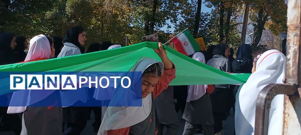 صدای وحدت دانش‌آموزان فارسان در روز ۱۳ آبان 