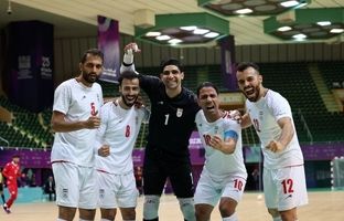 پیروزی پرگل تیم ملی فوتسال ایران مقابل تاجیکستان‌