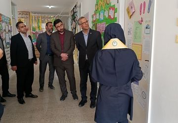 بازدید مسئولین استانی سازمان استعدادهای درخشان در دبیرستان فرزانگان خواف