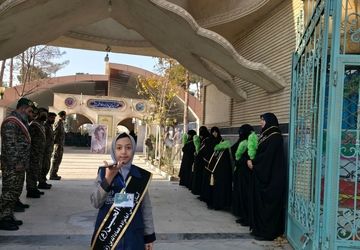 مراسم عزاداری حضرت ام‌البنین(س) همراه با تجلیل از خانواده‌های شهدا در رباط‌کریم