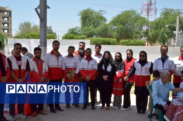 برگزاری نماز جمعه شهرستان گچساران به مناسبت هفته هلال احمر
