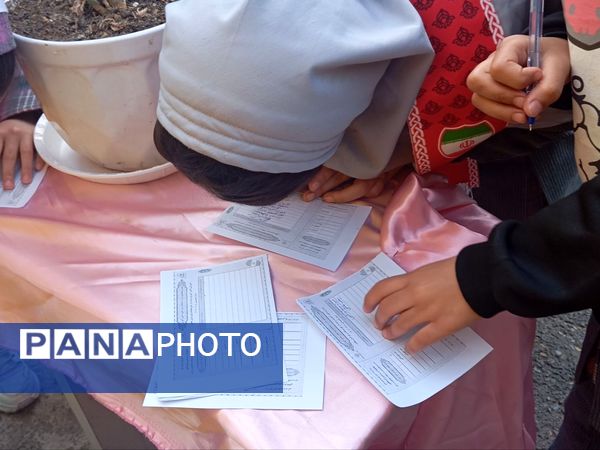 انتخابات شورای دانش آموزی در دبستان دخترانه نرجس یک 