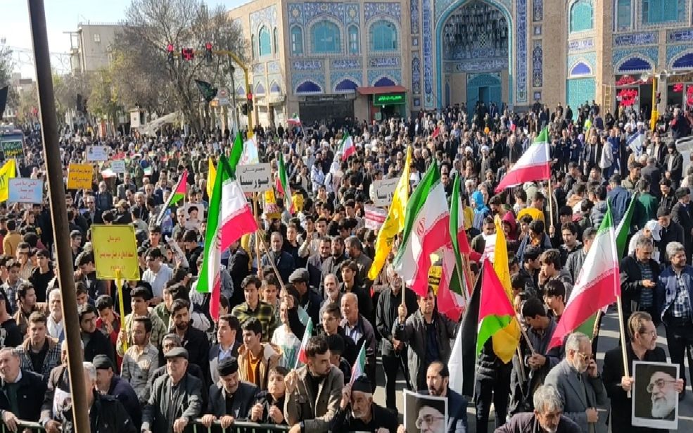 راهپیمایی باشکوه یوم الله ۱۳ آبان در استان اردبیل 