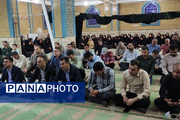 مراسم گرامیداشت شهدای خدمت در شهرستان شوش