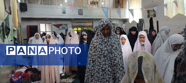 مراسم باشکوه اعتکاف در مسجد امام حسین(ع) کاشمر فدافن