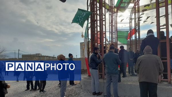 مراسم بزرگداشت سومین روز تدفین شهید گمنام در شهر قاضی