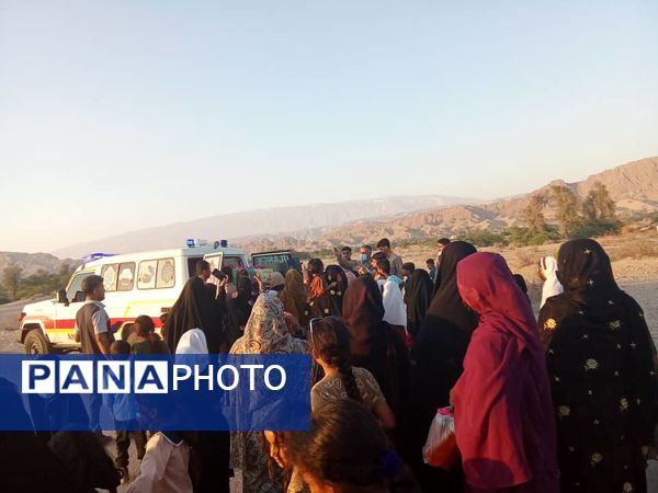 ورود پیکر شهید گمنام به روستای لاور 