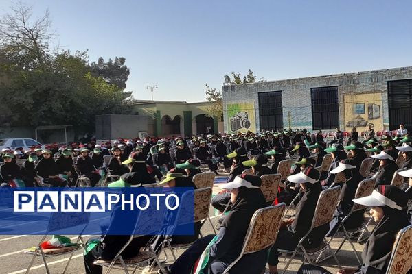 افتتاحیه انجمن ورزشی درون مدرسه ای منطقه کهریزک در هنرستان اولیاء۳