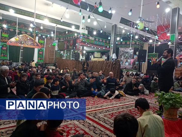 تکیه حسینی غرق در شادی علوی