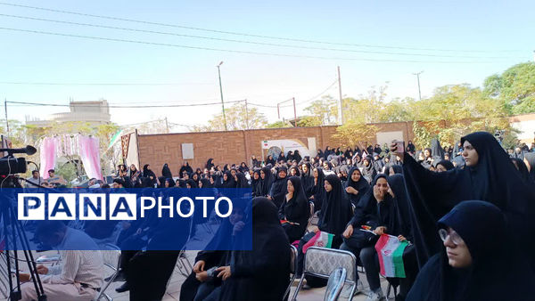 نواخته شدن زنگ آغاز سال تحصیلی در مدرسه زمان‌زاده شهر قنوات