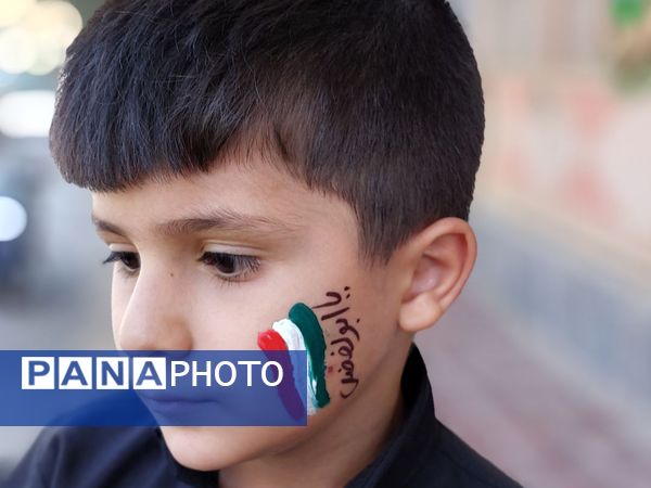 ایرانِ امام حسین، با پشتیبانی نونهالان پیروز است 