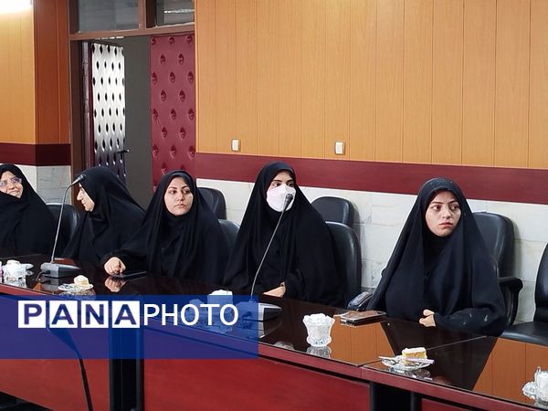 جلسه تودیع و معارفه فرمانده بسیج دانش‌آموزی شهرستان کاشمر 