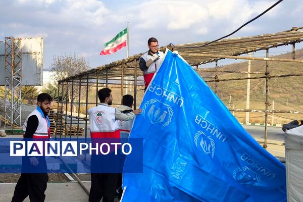 استقرار جایگاه پست شبانه‌روزی طرح ملی فاخر در ورودی شهرستان بانه