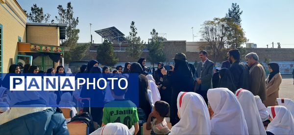 ایستگاه سبز طبیعت در مدرسه شهید رزمی خلیل آباد