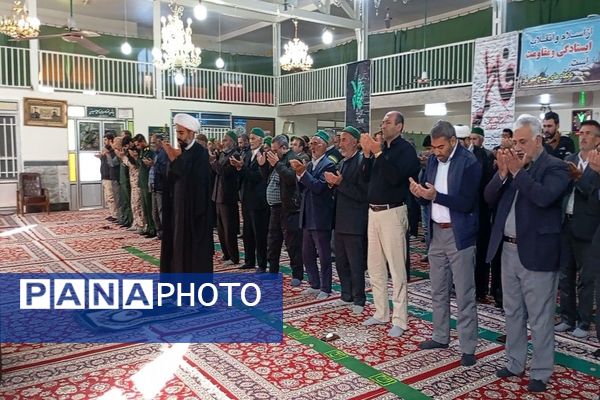آخرین نماز عبادی سیاسی جمعه آبان ماه در شهر بار نیشابور