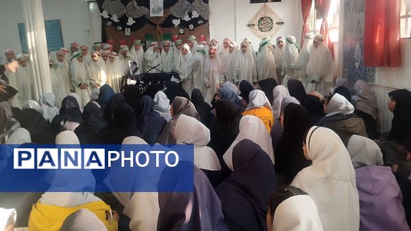 سالگرد شهادت سردار دل‌ها در مدرسه مهندس رحمان فرد ناحیه ۱ مشهد مقدس