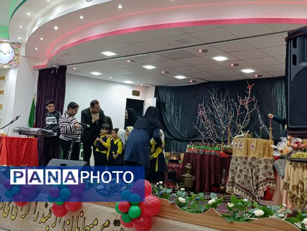 برگزاری جشن یلدا برای کودکان پیش دبستانی در خلیل آباد 