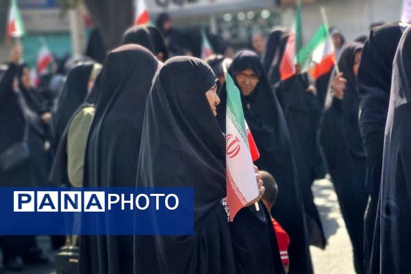 حضور پرشور مردم قرچک در راهپیمایی بشارت نصر