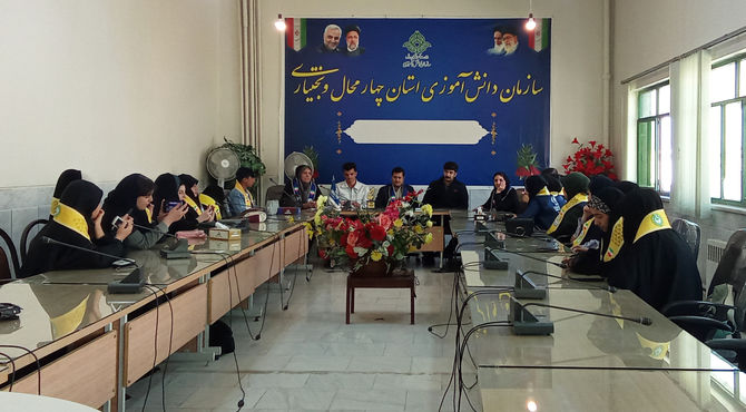 نشست دانش‌آموزخبرنگاران فعال پانا استان چهارمحال‌وبختیاری