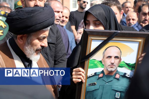 تشییع پیکر شهید نارنجی در ارومیه
