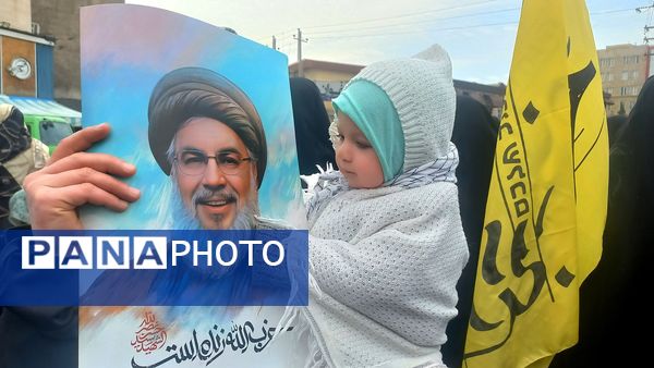مردم ملارد در حمایت از آرمان‌های فلسطین به خیابان‌ها آمدند 