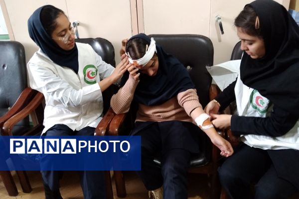 اجرای مانور زلزله و ایمنی در مدارس ناحیه 3 شیراز 