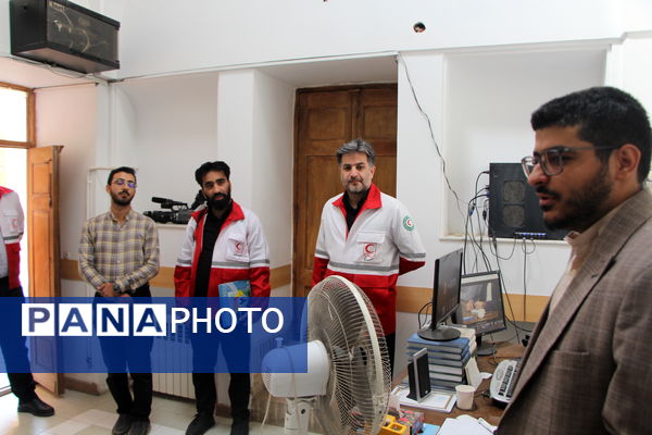 بازدید مدیرعامل جمعیت هلال‌احمر یزد از دفتر خبرگزاری پانا استان یزد