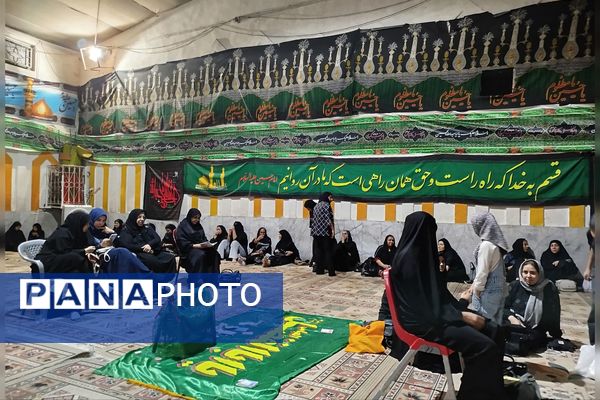 شور حسینی در شب چهارم محرم 1404 در هیات فرهنگیان ناحیه ۳ شیراز 